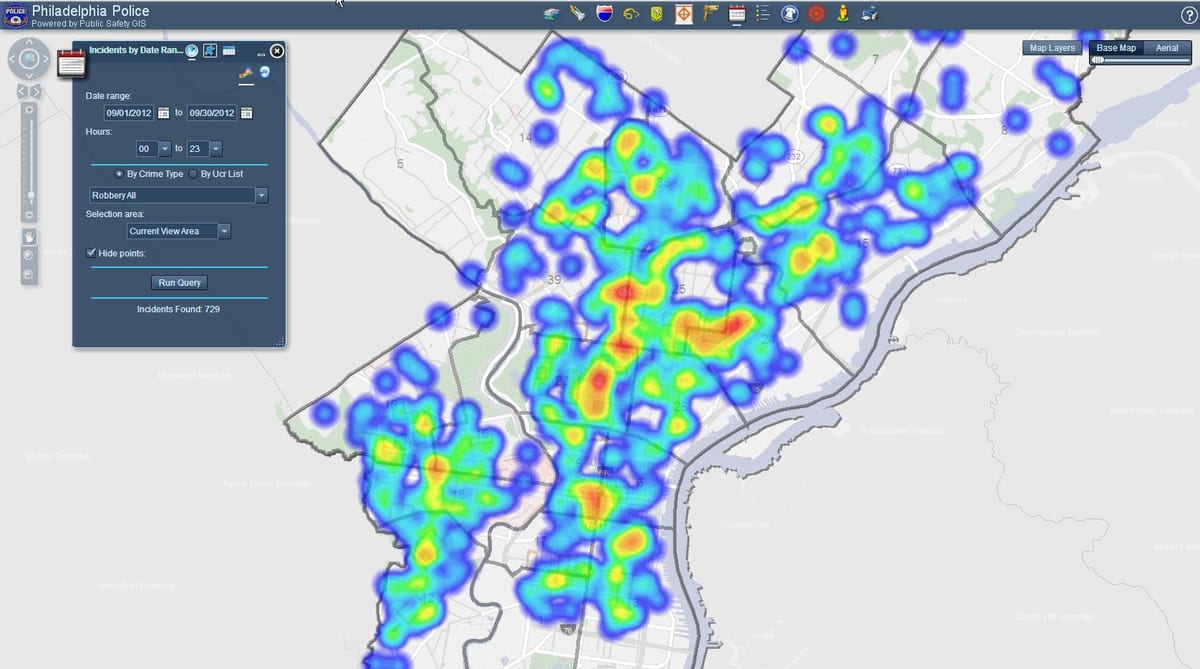 zločin karti Philadelphia
