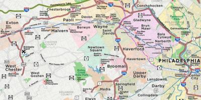 Kartica glavne linije Philadelphia
