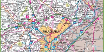 Philadelphia karti