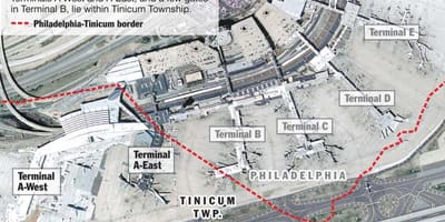 Međunarodna zračna luka philadelphia karti