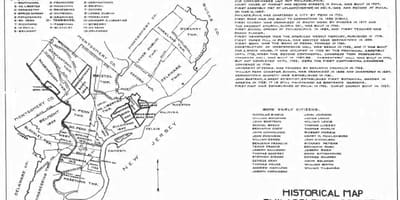 Okrug Philadelphia karti