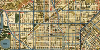 Mapa ulica Philadelphia
