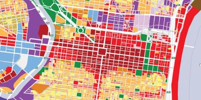 Prostornog uređenja karti Philadelphia